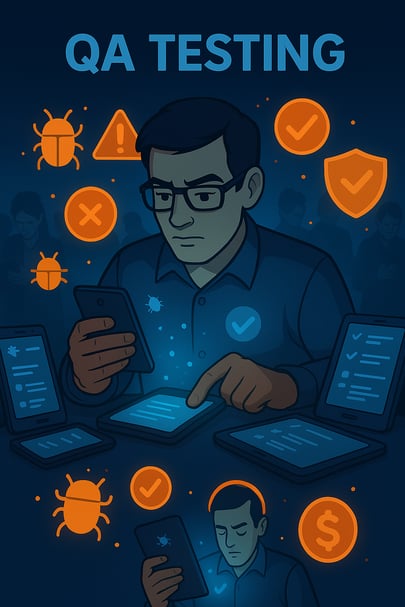 Add a title as QA Testing